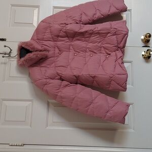 Women's Pink Puffer Jacket